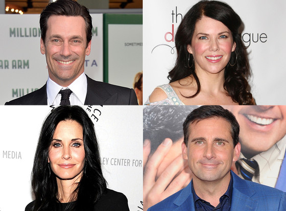 Steve Carell, Courteney Cox, Lauren Graham, Jon Hamm, Emmys Steve Carell, Courteney Cox, Lauren Graham, Jon Hamm, Emmys